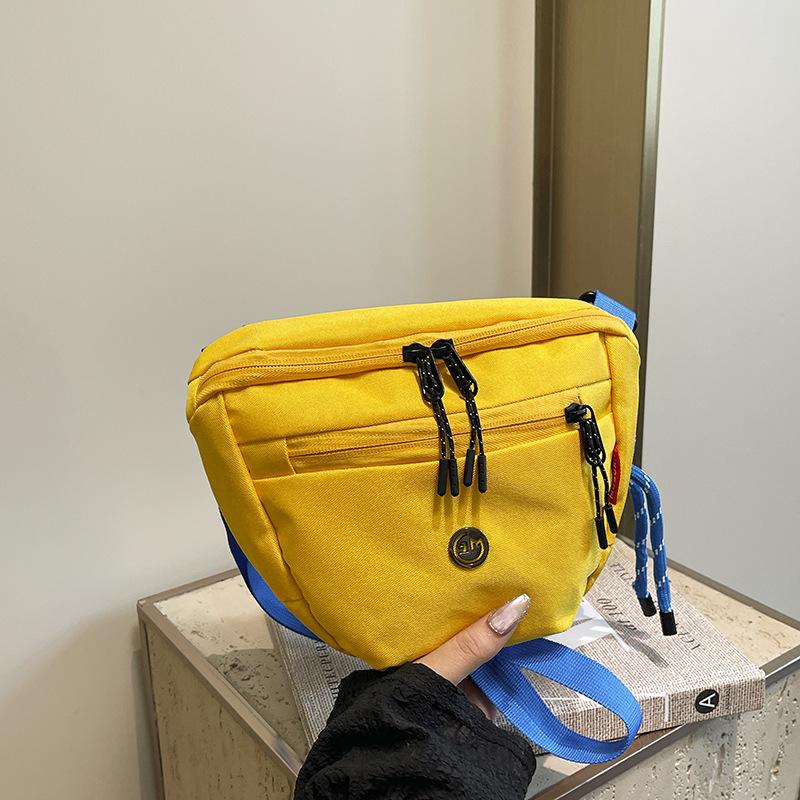 

Модная Универсальная Трендовая Портативная Простая Повседневная Мужская Тренд Сумка на Плечо Кросс-боди Женский Маленький Рюкзак жёлтый