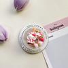 Mobile Phone Airbag Bracket Pasted Round Rocking Music Strawberry Kt Cat Women'S Cute Magnetic Desktop Support Rack Ring