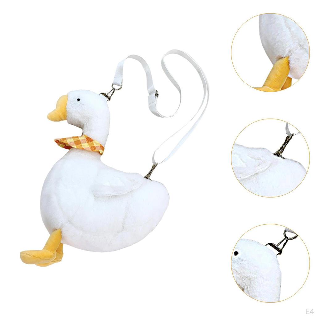 Cute Purse Goose Shoulder Bag for Travel Keys Phone Earphones