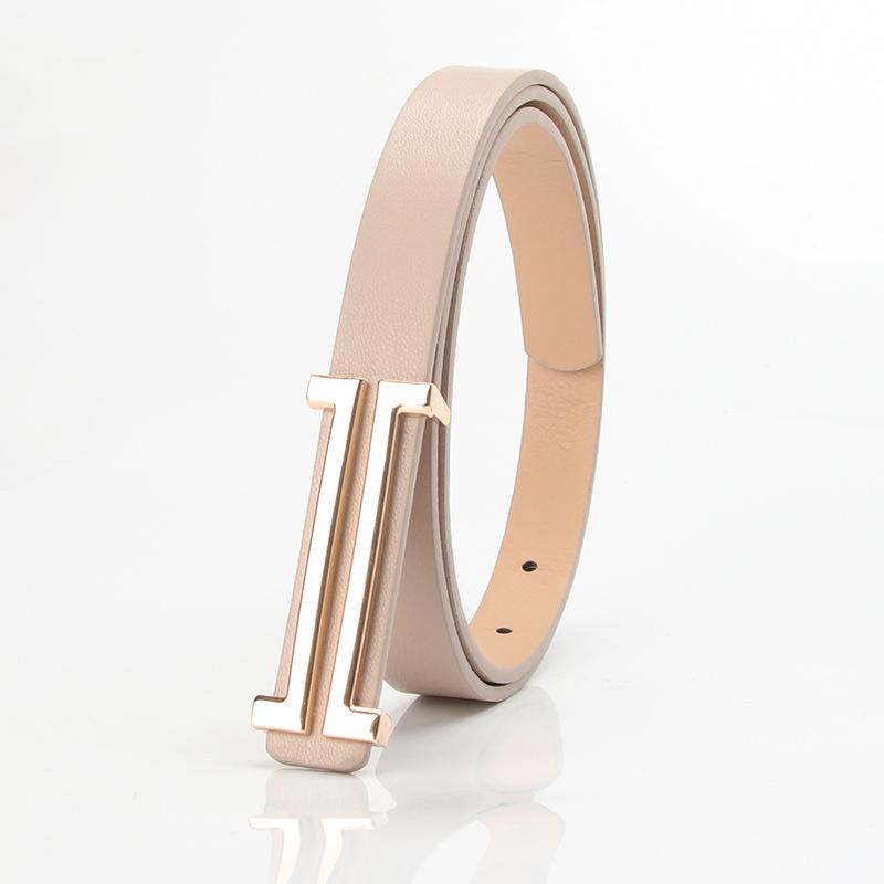 Fashionable Women's Belt Belt Versatile Simple Korean Style Decorative Belt Women's Dress Coat with Belt