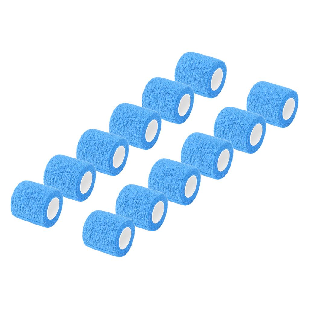 12 Pack 4.5M Animal Elastic Bandage Self Adhesive Cow Hoof Repairing Bandage Non Woven Polyester Waterproof for