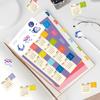 MINKYS 2026 12 Month Candy Color 2pcs/Pack Calendar Sticker Set Decorative Calendar Mark Lable Stationery Supplies