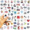 8 Father's Day Stickers Can Be Waterproof Diary Hand Stickers Gu Card Stickers DIY Decorative Stickers Stickers