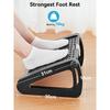 Fußstützen-Schreibtisch, höhenverstellbarer Fußhocker, ergonomische Fußstütze mit Massagefunktion für Büro und Zuhause