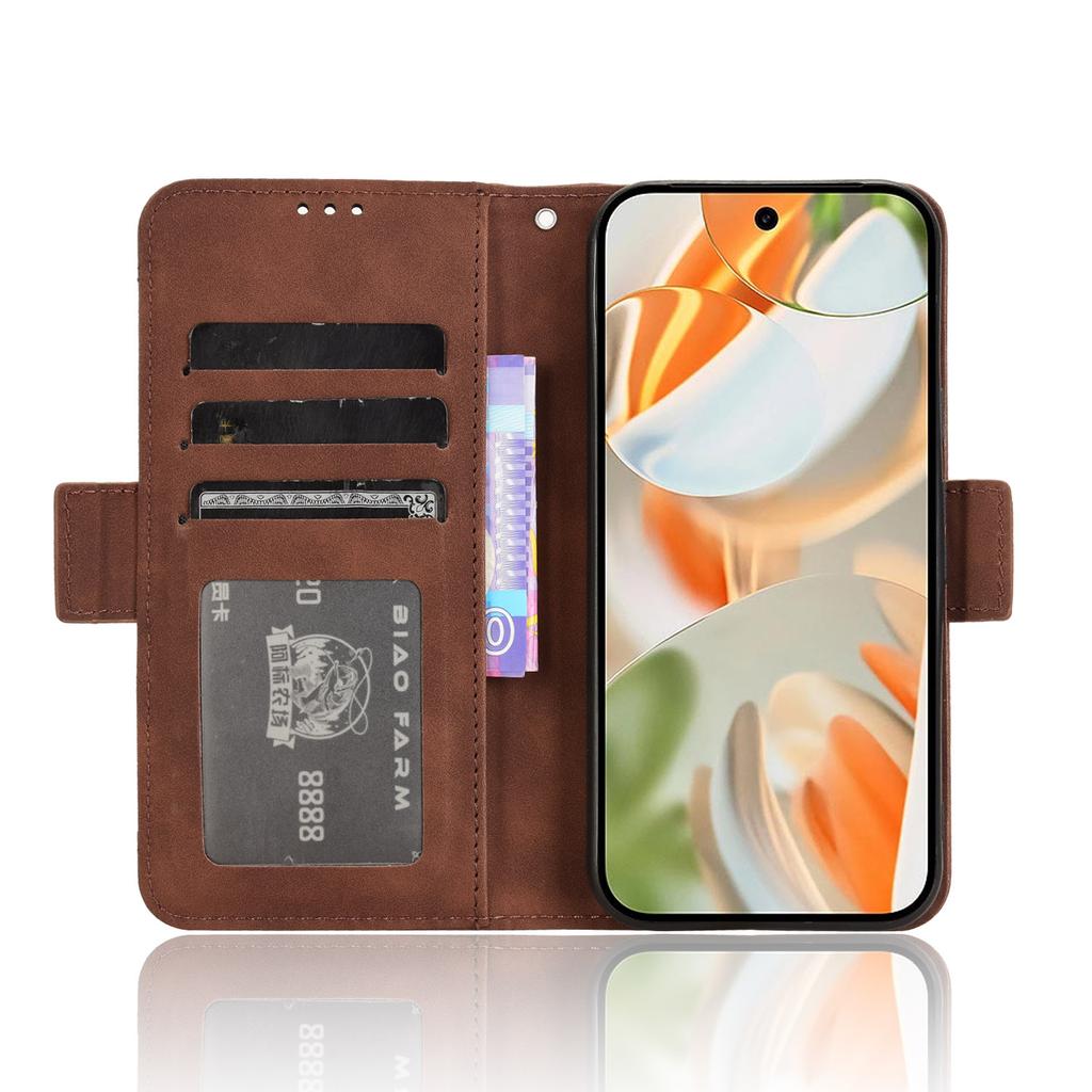 For Google Pixel 9 Pro/Pixel 9 Case Wallet Card Slots PU Leather+TPU Full Protection Phone Cover