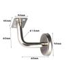 Stainless Steel Stair Handrail Brackets Wall Brackets Handrail 60mm 80mm 100mm Home Security Protection Hardware Accessory