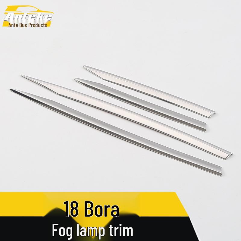 Ankai Fog Lamp Decorative Trim for 2018 Bora - Stainless Steel Fog Lamp Cover