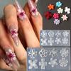 3D Flower Silicone Nail Art Molds,Reusable Petal Silicone Nail Mold DIY Nail Art Decoration Nail Making Tools
