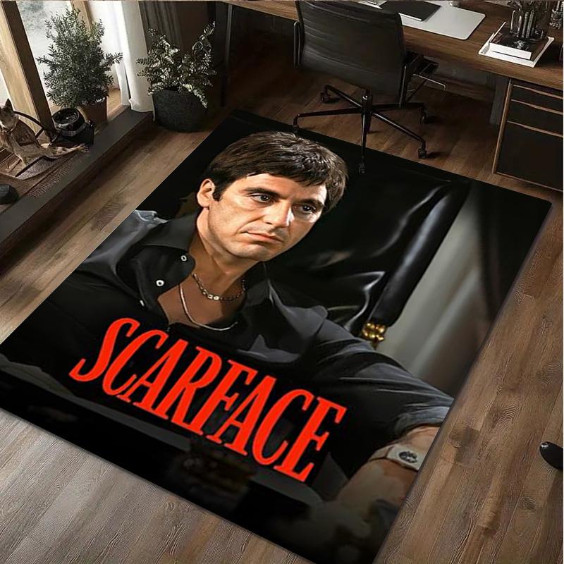 Scarface Rug - Home carpet Office Decorative Carpet For Living Room Bedroom Door Mat Floor Rug Computer Chair Area Rug