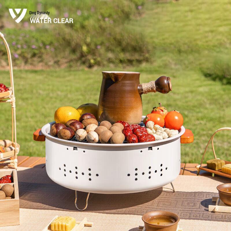 Outdoor Courtyard Fire Pit & BBQ Stove 1