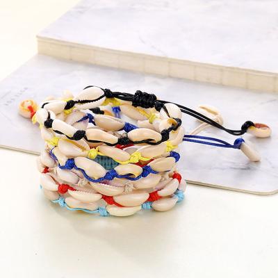 Bracelet coquillage naturel bohème pour femmes, 2024, coloré, fait à la main, bijoux cadeaux de fête