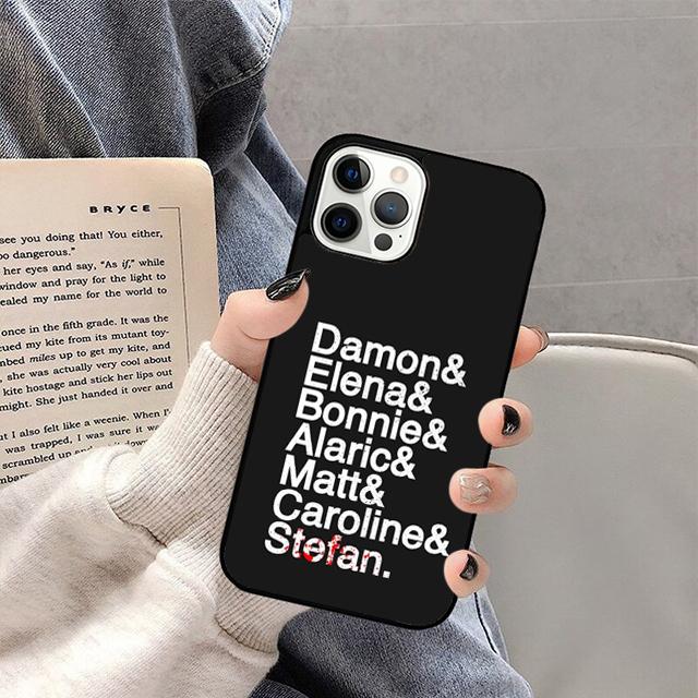 A little bit of Damon Vampire Diaries Phone Case For iPhone 17 Air 16 15 14 13 12 11 Pro Max Plus Max Cover coque