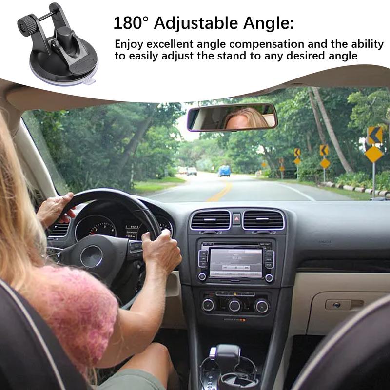 Universal Camera Suction Cup Mount Camera Holder for Car Dashboard Cam 180 Degree Adjustable Dash Cam Holder Interior Supplies