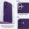 Coque de Protection - BOOLING - iPhone Air - Silicone Ultra Fine Léger - Violet Nuit - 2 Vitres