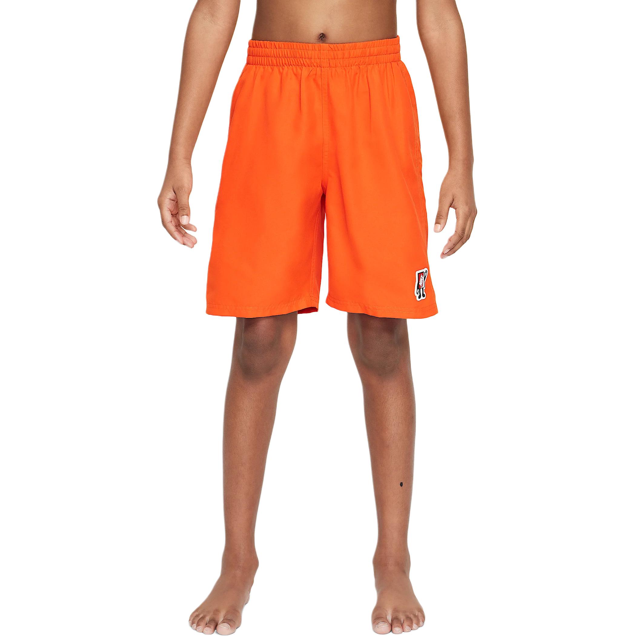 

Nike Logo Lace Mid Waist Five Point Shorts Kids shorts Orange NESSF803-840 XS