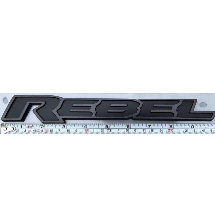 3D REBEL Emblem for Dodge - Rear Trunk Car Sticker