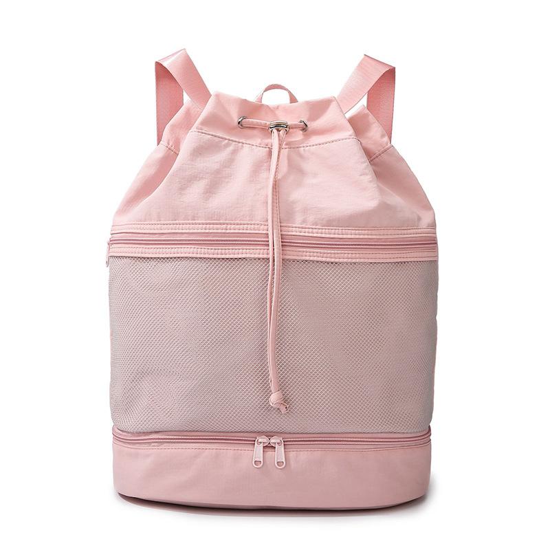 Ultra-light anti-splashing drawstring bundle mouth bag backpack women's new sports cycling backpack outdoor travel big bag tide