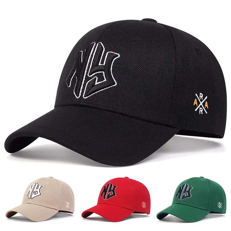 Unisex Letter Ng Side Ar Embroidery Baseball Caps Spring And Autumn Outdoor Adjustable Casual Hats Sunscreen Hat