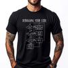 Debugging Flowchart Computer Programming Coding Christian Tshirt Men Fashionable and Trendy Short Sleeve TShirt