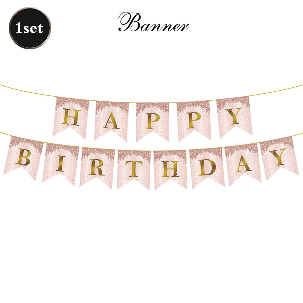 30th Birthday Decorations For Her Rose Gold Plates Napkins CupsTablecloths Hello30 Balloons 30th Birthday Party Favors For Women