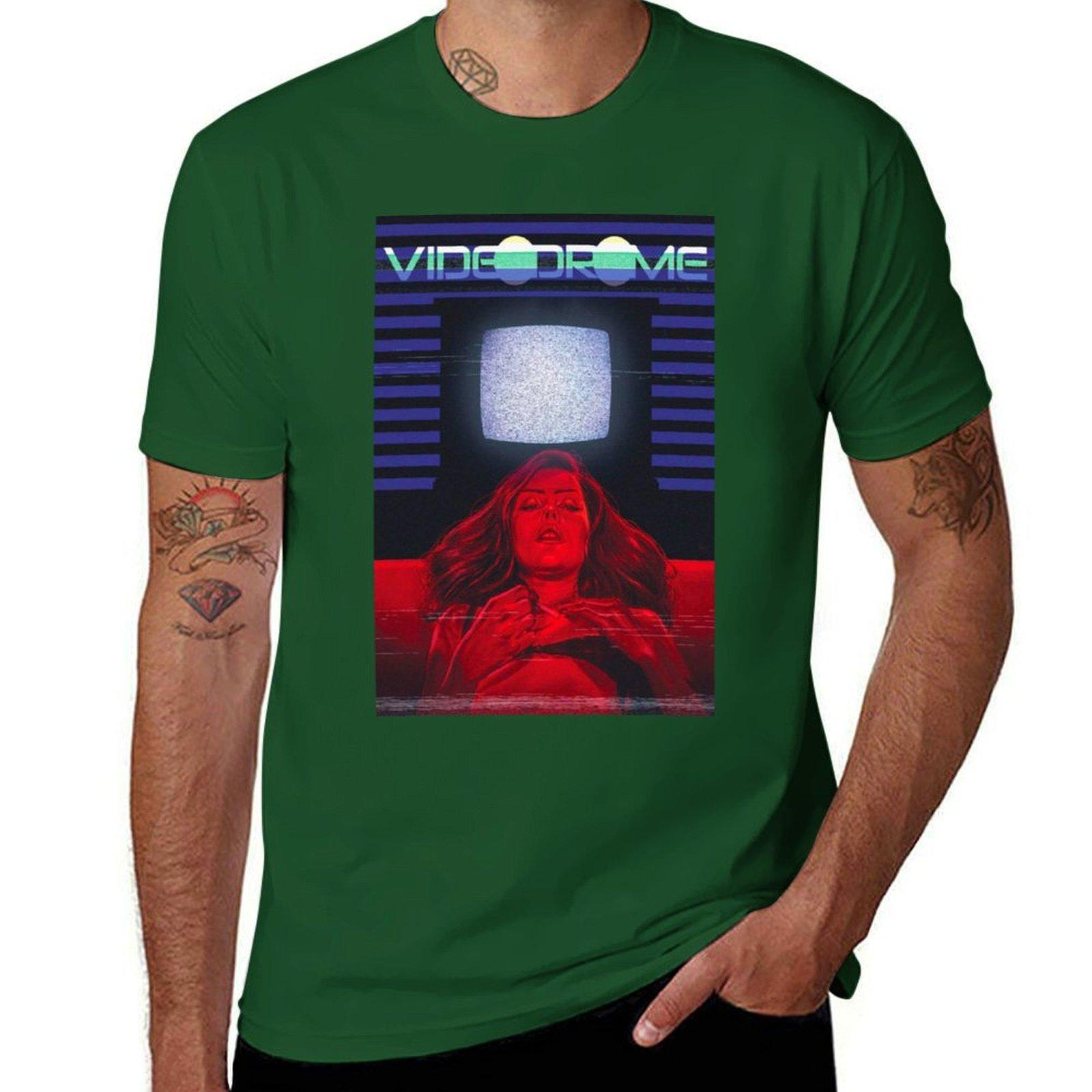 VIDEODROME MOVIE T-Shirt for a boy animal prinfor boys t shirts for men 4XL