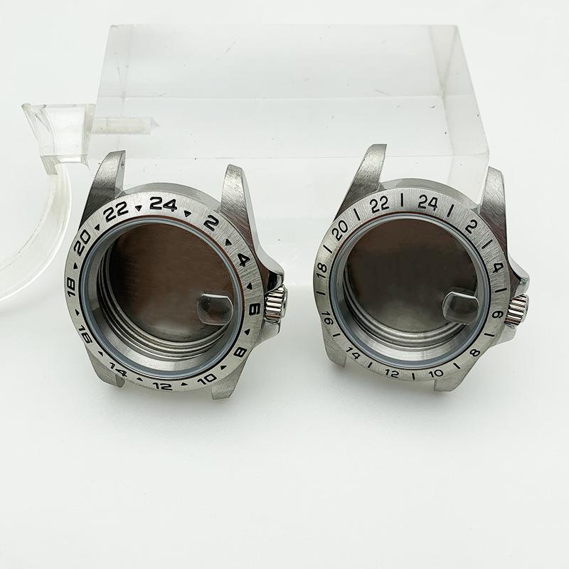 Modified EXP39MM Stainless Steel Submariner Case with Sapphire Cyclops for NH35/36 Movement