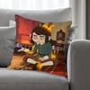 HHaunted HHotels Abaddon Anime Celebrity Merchandise AllMatch Printed Pillow Case Sofa Car Office Room Decoration Protector