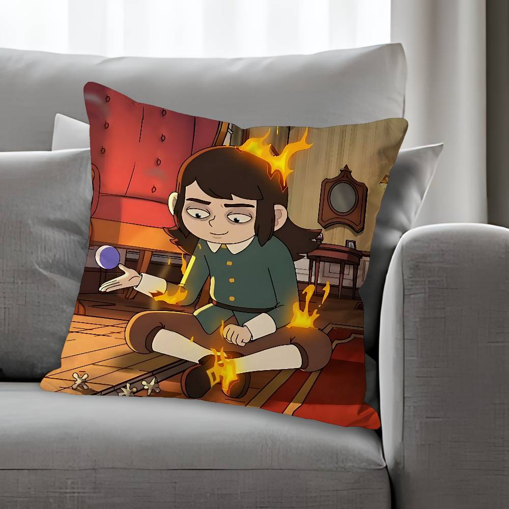 HHaunted HHotels Abaddon Anime Celebrity Merchandise AllMatch Printed Pillow Case Sofa Car Office Room Decoration Protector