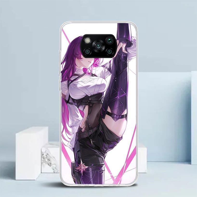 Honkai Star Rail Kafka Phone Case For Xiaomi Poco F7 Ultra X5 X6 X7 Pro M7 Redmi 15C 15 13C 13 12C 12 10C 10 10A 9 9C 9A 9T Cove