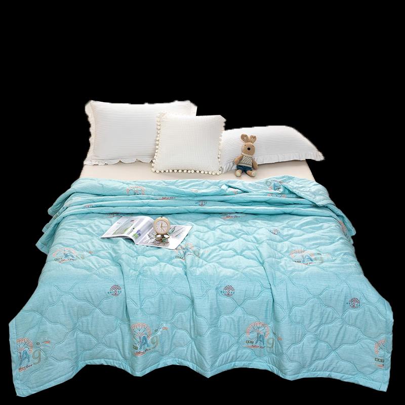 Xuanyu Home Floral Print Skin-Friendly Summer Quilt