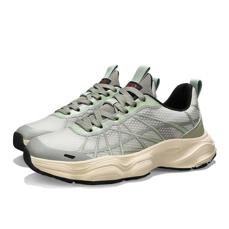 Men's Shoes New Summer Breathable Mesh Casual Running Sneakers Men's Teen Platform Dad Shoes