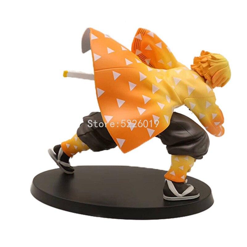Figure Demon Slayer Agatsuma Zenitsu Anime Figure Kamado Tanjirou Hashibira Inosuke Kamado Nezuko Action Figure