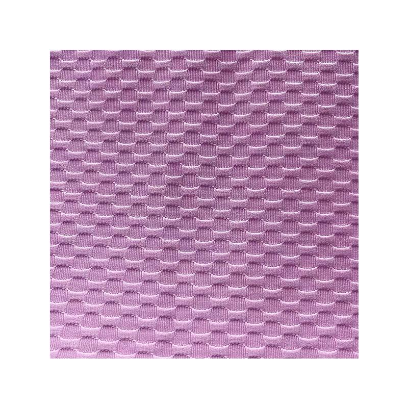 Polyester Circular Jacquard Swimsuit Fabric with Breathable Knitted Texture for Fashionable Bikini Sportswear