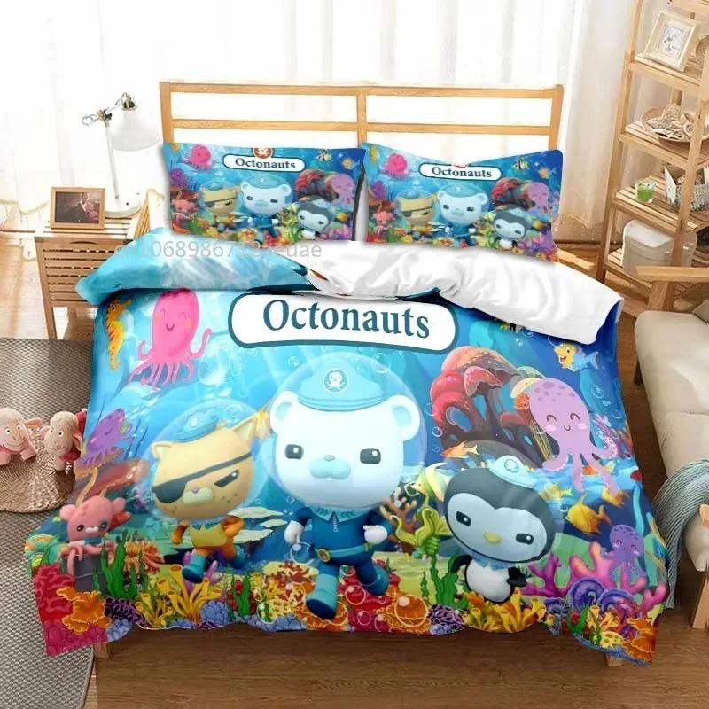 Comforter The Octonauts Cartoon All Season Twin Bedding Set 3 Piece Comforter Set Bed Double King Comforter