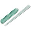 Skater Noiseless Bento Spoon and Chopsticks Set with Case 18cm Smoky Green CCS3SA-A