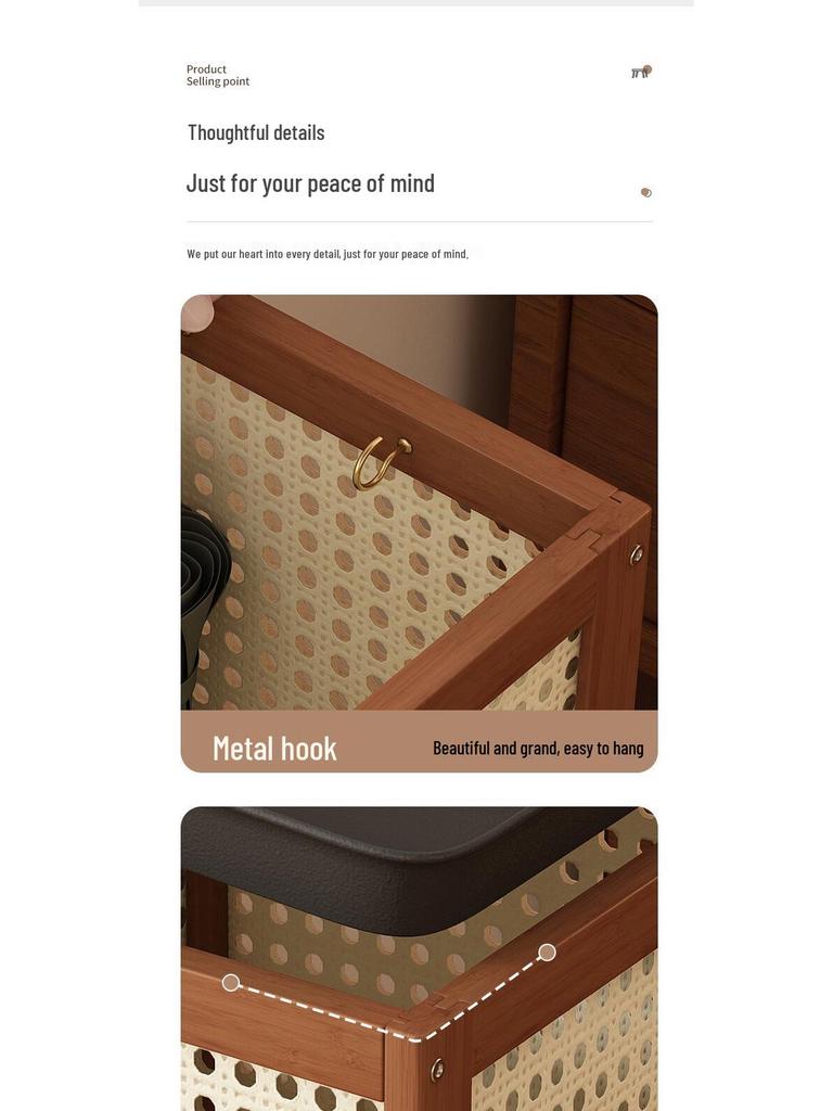 Floor-Standing Umbrella Storage Rack for Entryway
