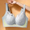 Large-sized Lingerie Women's Full-cup Ultra-thin Gathering Bra Breast Retraction and Anti-sagging Bra Push Up Bra