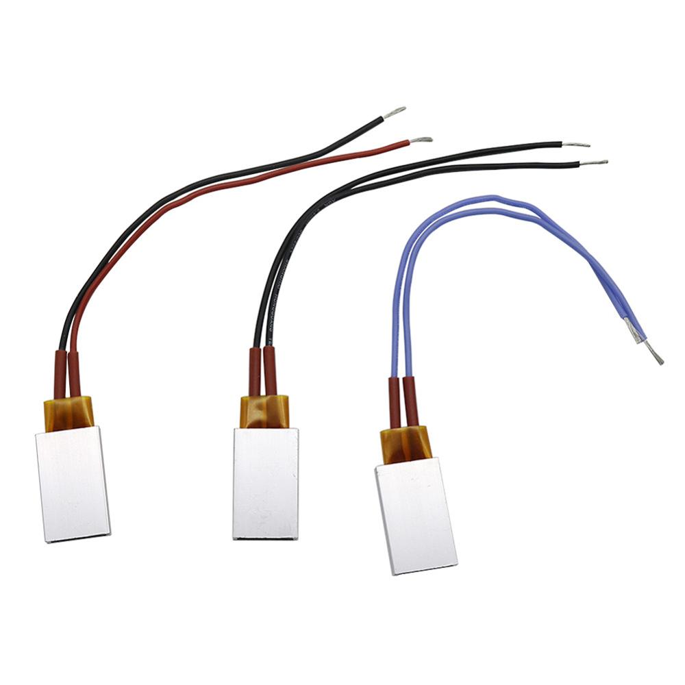 80°/120°/220° PTC Heating Element 12V Applicable Miniature Heating Incubator Pet House Heating Aluminum Shell Electric Heater