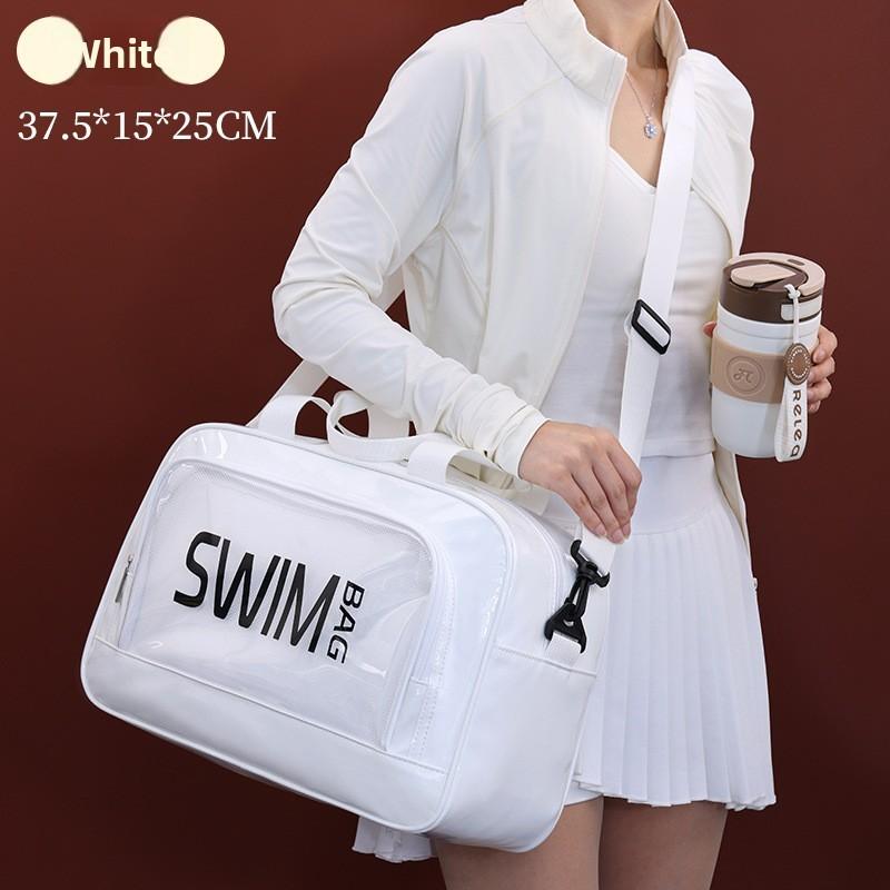 Borsa da Nuoto in PVC Impermeabile Grande Capacità Organizer da Viaggio per Uso in Piscina e in Spiaggia