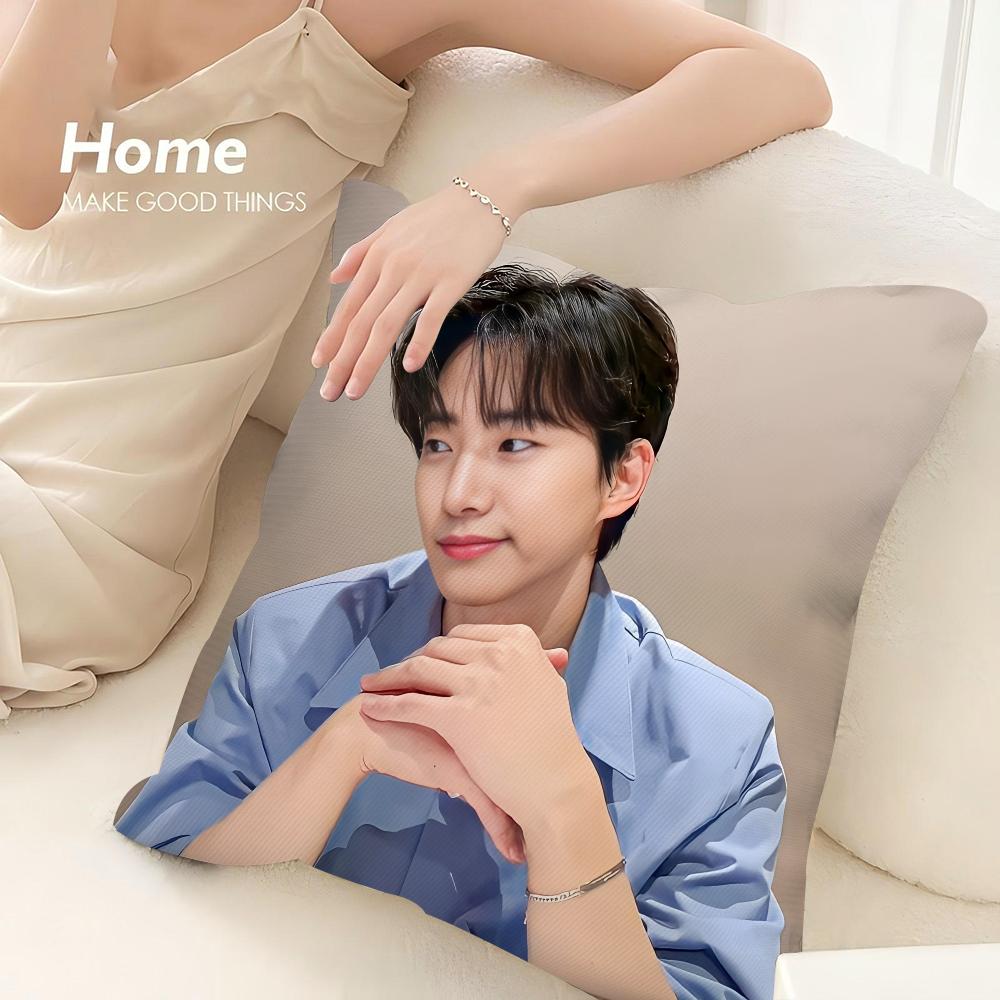 Kpop Lee J-Junho Pillow Case 3D Print Polyester Fiber 40*40 cm Home Sofa Throw Pillow Cover Decoration Festival Gift