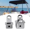 28mm/32mm Sliding Cap Marine Bimini Fitting for Awning Square Tubing Top Eye End Cap Marine Hardware Parts Easy Install