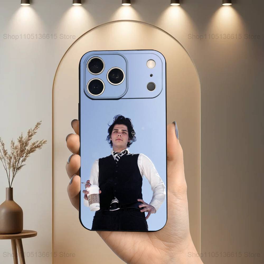 

Singer G-Gerard W-WAY For iPhone 12,16,11,14,15,17,13,X,Mini,SE,Max,8,7,XR,XS,Plus,Pro,Soft Silicone Black Case iPhoneXR