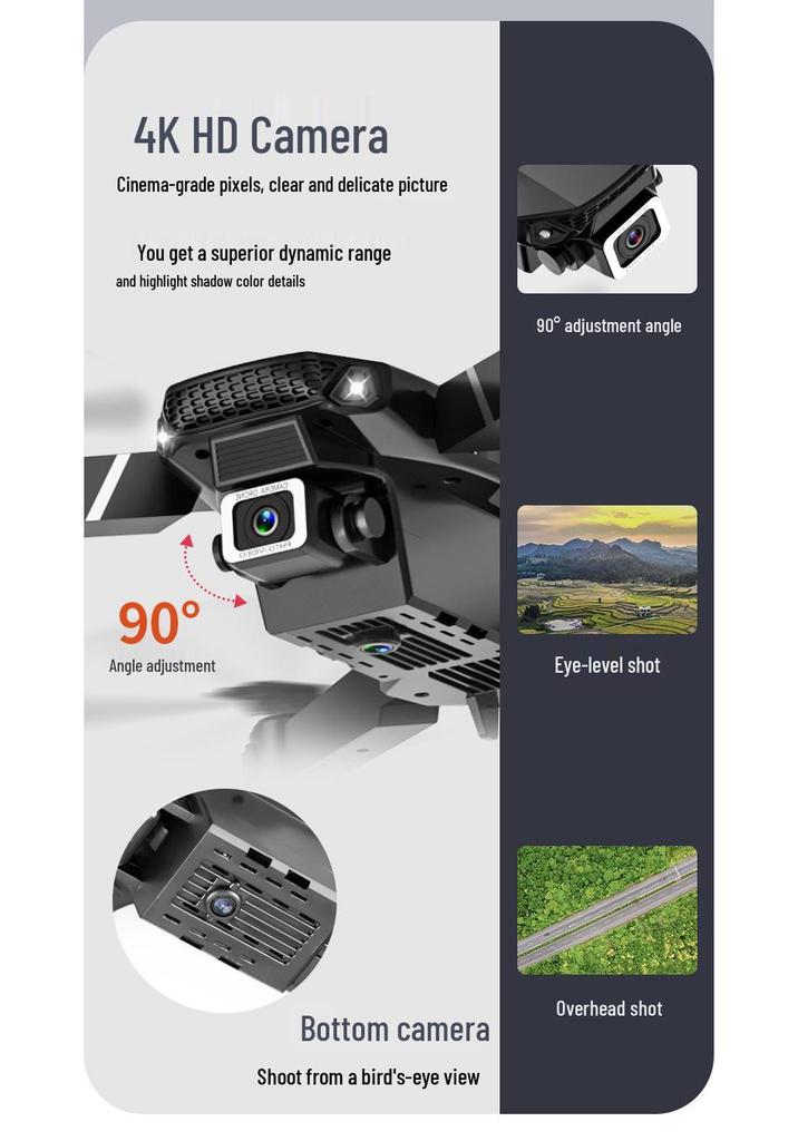 E88PRO 4K HD Dual Camera Drone | Remote Control Quadcopter Toy