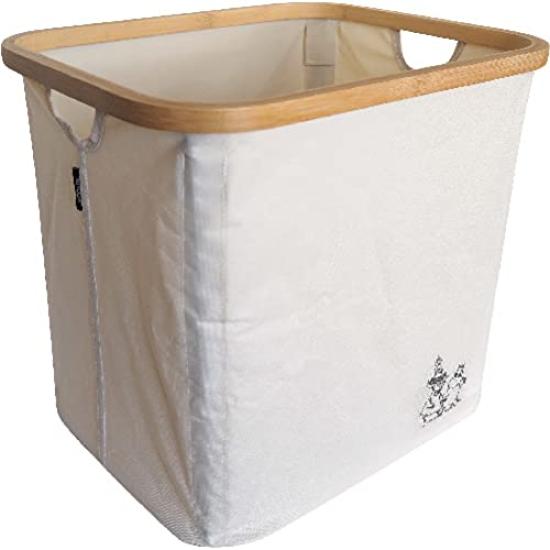 Okato Bamboo Basket Storage Moomin and Medium Size Case/Box, 39L, Friends,