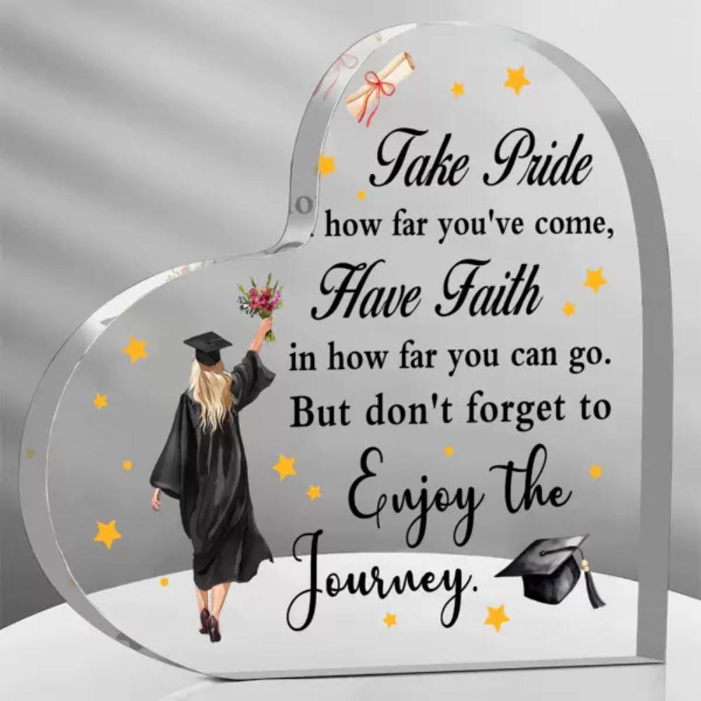 

Class of 2026 Acrylic Plaque Inspirational Graduate Gifts For Her Graduation Senior 2026 Gift For Her Class Of Table Decor