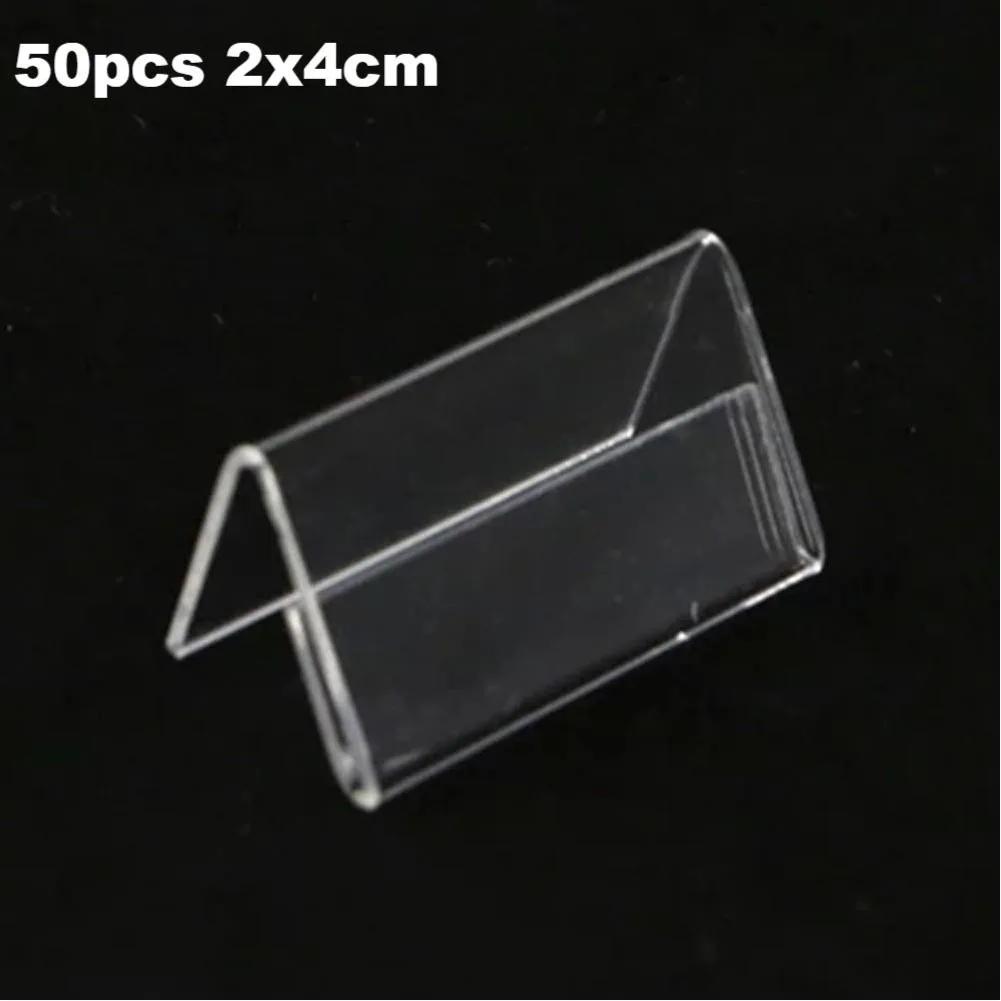 Clear Acrylic Stand Collection with 40 Pieces Great Toolset for Organizing Business Cards & Promotional Material