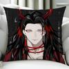 Vtuber Vox Akuma Cute Anime cushion cover Birthday Anniversary Gifts Double Sided Printed Zipper Cushion Cover Soft Skin Bedding