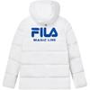 Fila Original Comfortable Soft Fashion Warm Casual Down Jacket Unisex Outerwear White F51M449901AWT