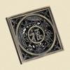 Desagüe de Piso de Baño Cuadrado 10 cm Bronce Antiguo Desagüe de Ducha Cepillado 4 Pulgadas Descarga por Gravedad Balcón Desagües de Drenaje de Baño