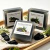 African Bamboo Charcoal Black Soap - Handmade Bath & Body Cleansing with Refreshing Oil Control